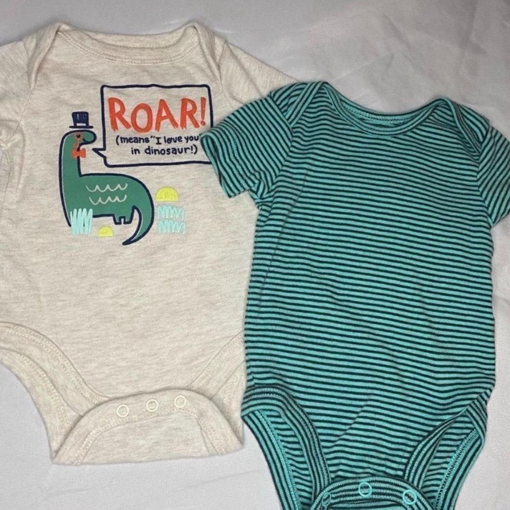 Baby Boy Onsie’s Size Newborn